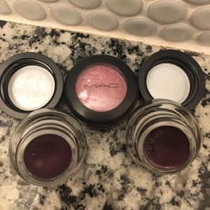 MAC Cosmetics Eyeliner and eye shadow.